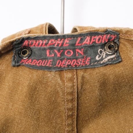 30-40s France Adolphe Lafont Vintage Cotton Linen Overalls