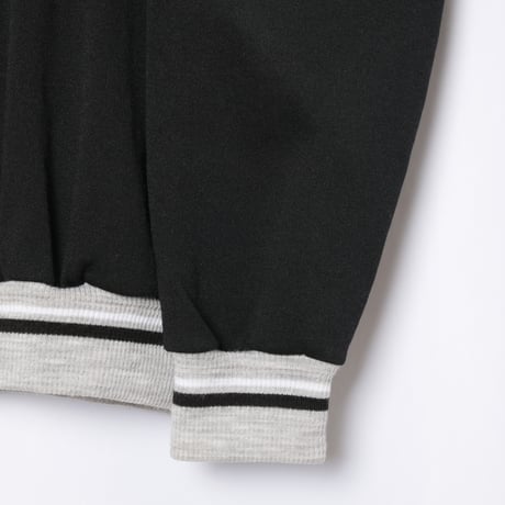 70-80s Vintage adidas Ventex Collarless Track Jacket Black × Grey