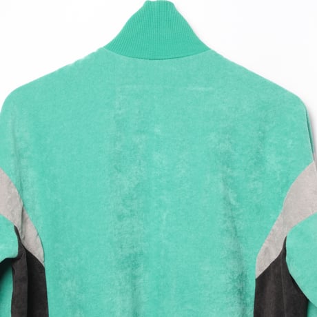 80s Vintage adidas Ventex Track Jacket Model Challenger Green × Gray (Made in France)