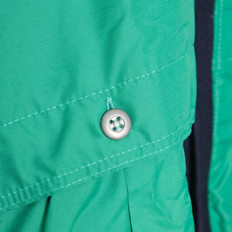 80s Vintage adidas Ventex Green × Navy Track Jacket Dead Stock (Made in France)