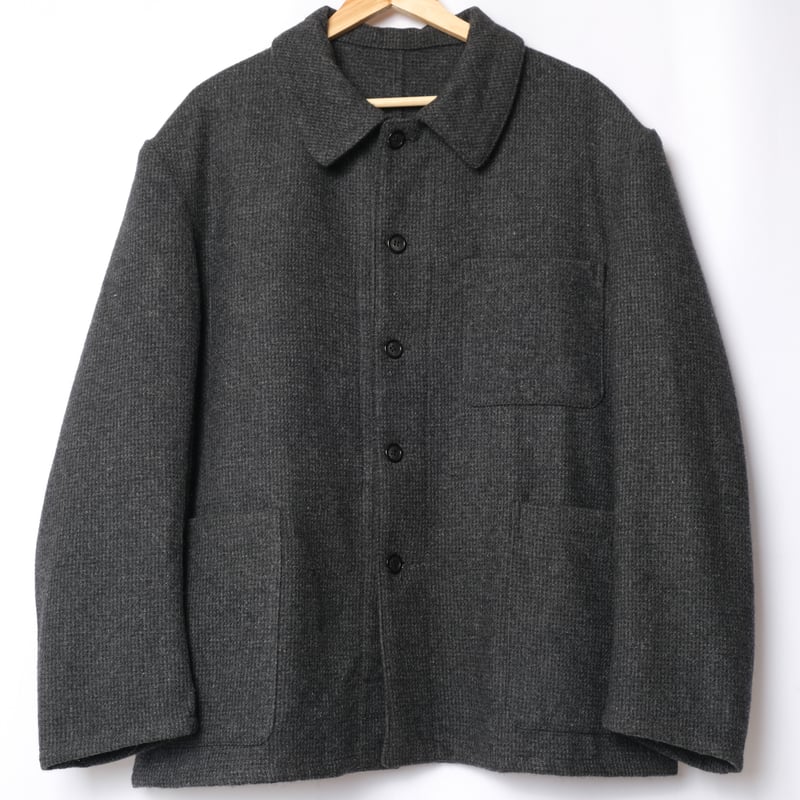 50-60s France Vintage Wool Farmers Work Jacket 