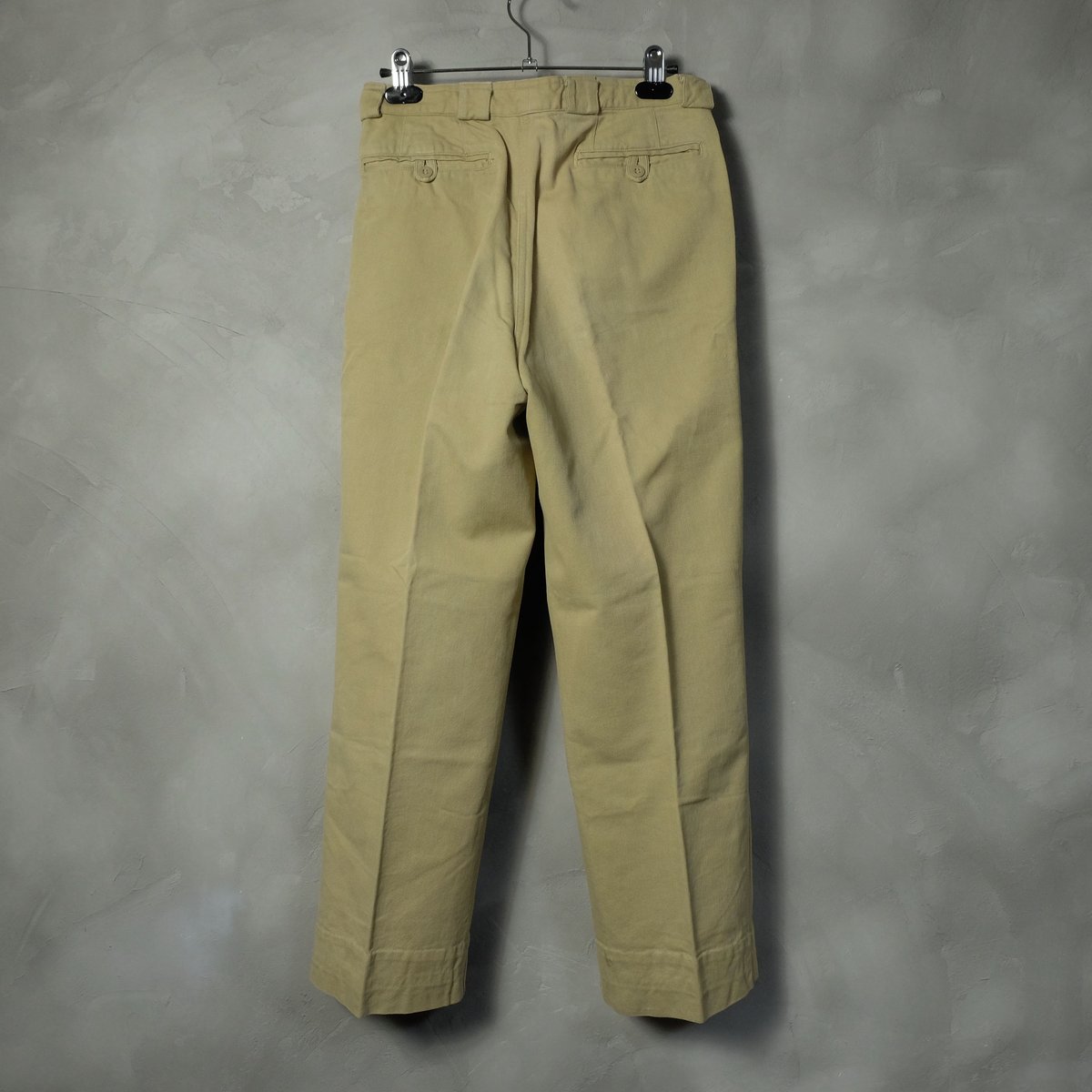 40s フランス軍 m52 前期型 DEADSTOCK FRENCH ARMY M52 CHINO PANTS 前期