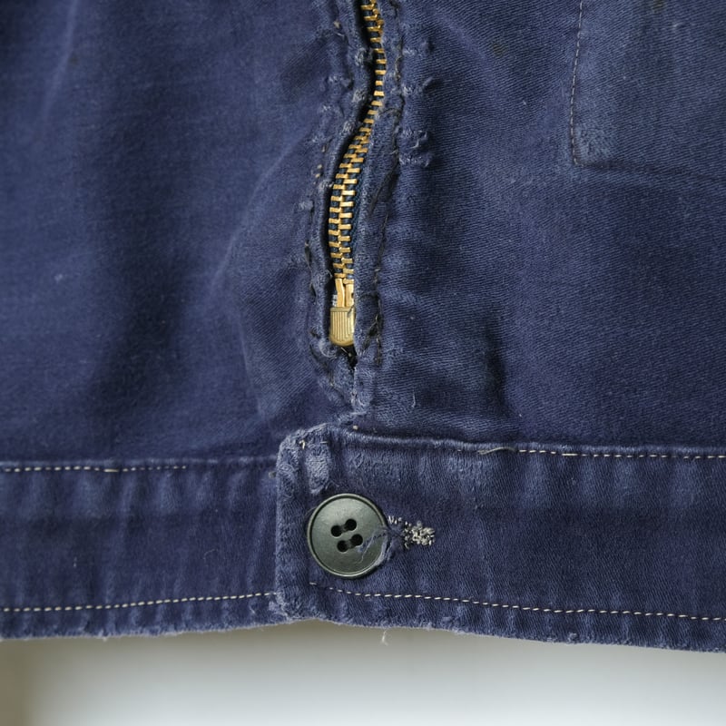 40s-50s Moleskin Cyclist Jacket | Ugla パンと古着と本 40s-50s Moleskin Cyclist Jacket | Ugla パンと古着と本