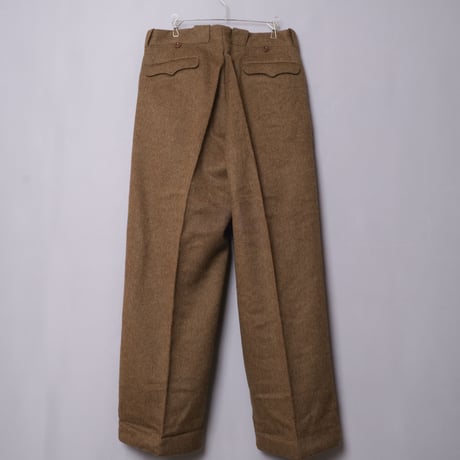 50s French Army Wool Trousers Size84XL(23)  Dead Stock