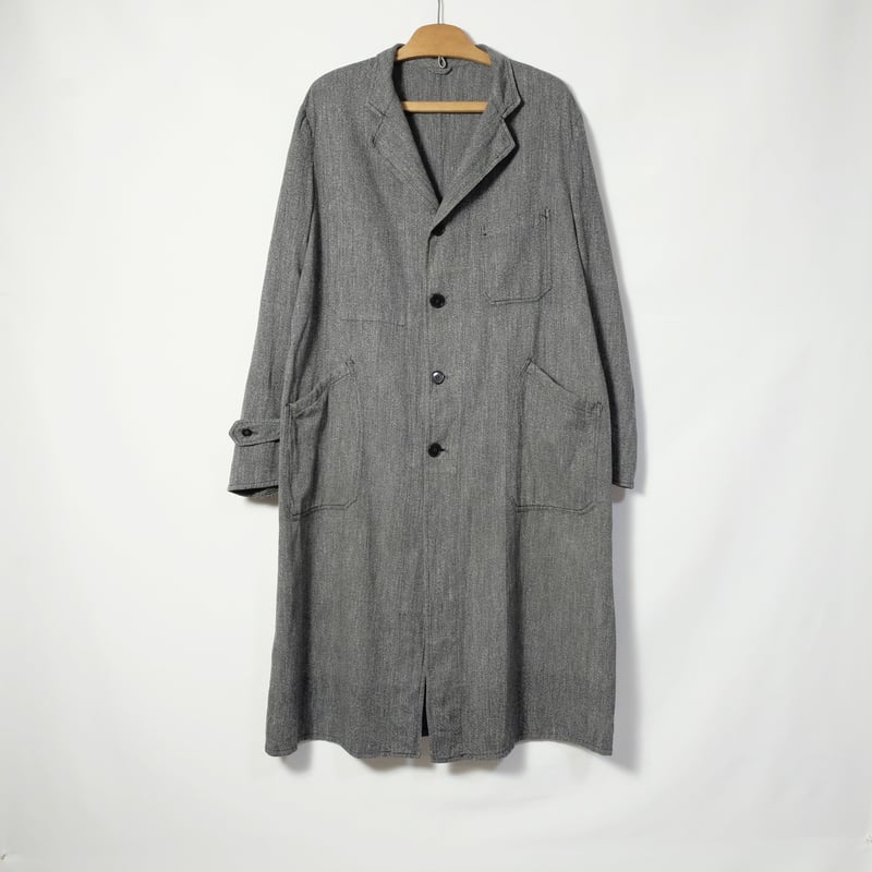 40-50 France Vintage Le Rhin Black Chambray Ate