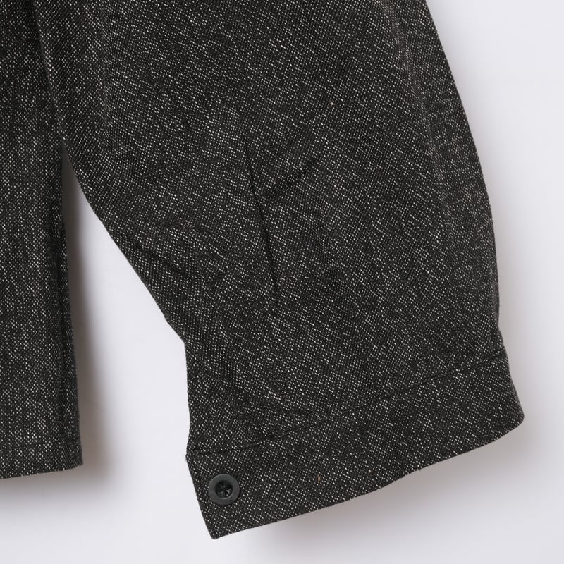 ジャケット・アウター 40s French work black chambray jacket 40s France Vintage Black Chambray Work Jacket D