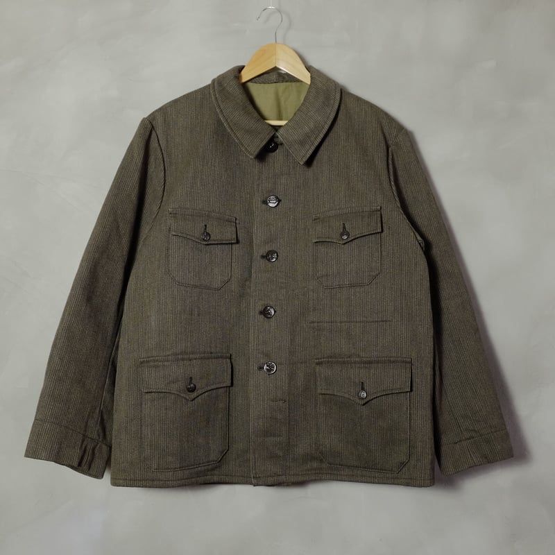 40-50s French Vintage Hunting Jacket Dead Stock...