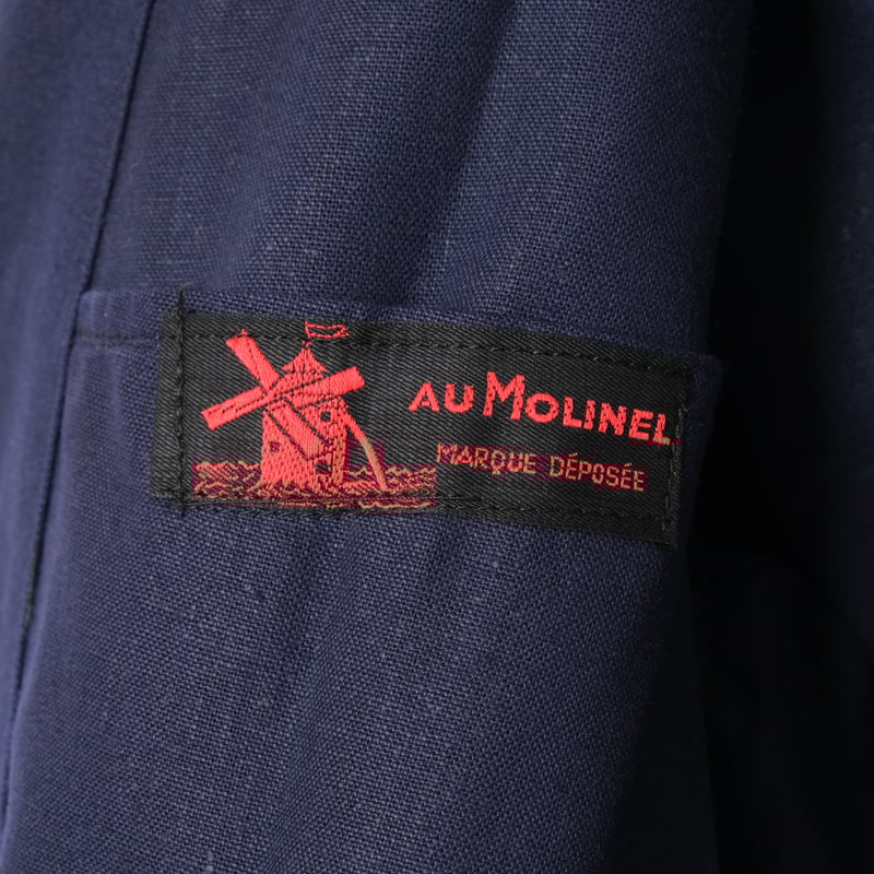 40-50s France Vintage Au Molinel Blue Metis Wor 40-50s France Vintage Au Molinel Blue Metis Wor
