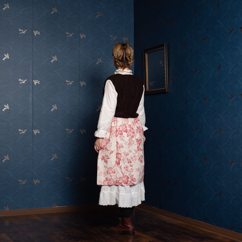 France Antique Toile Cotton Skirt | Ugla パンと古着と本