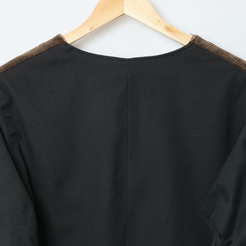 60s-70s Le laboureur Corduroy×Black Moleskin Gi 60s-70s Le laboureur Corduroy×Black Moleskin Gi