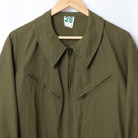 50s French Vintage Cotton Canvas Mechanic Suits