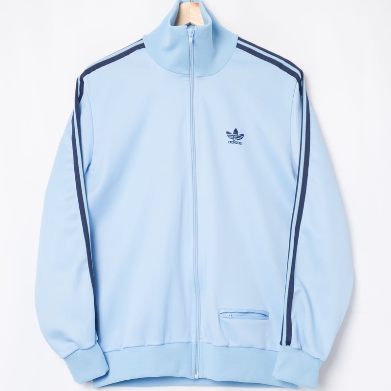 70-80s Vintage adidas Track Jacket Light Blue × 70-80s Vintage adidas Track Jacket Light Blue ×