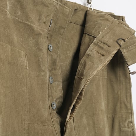 French Army Motorcycle Trousers Early（Cotton Canvas）