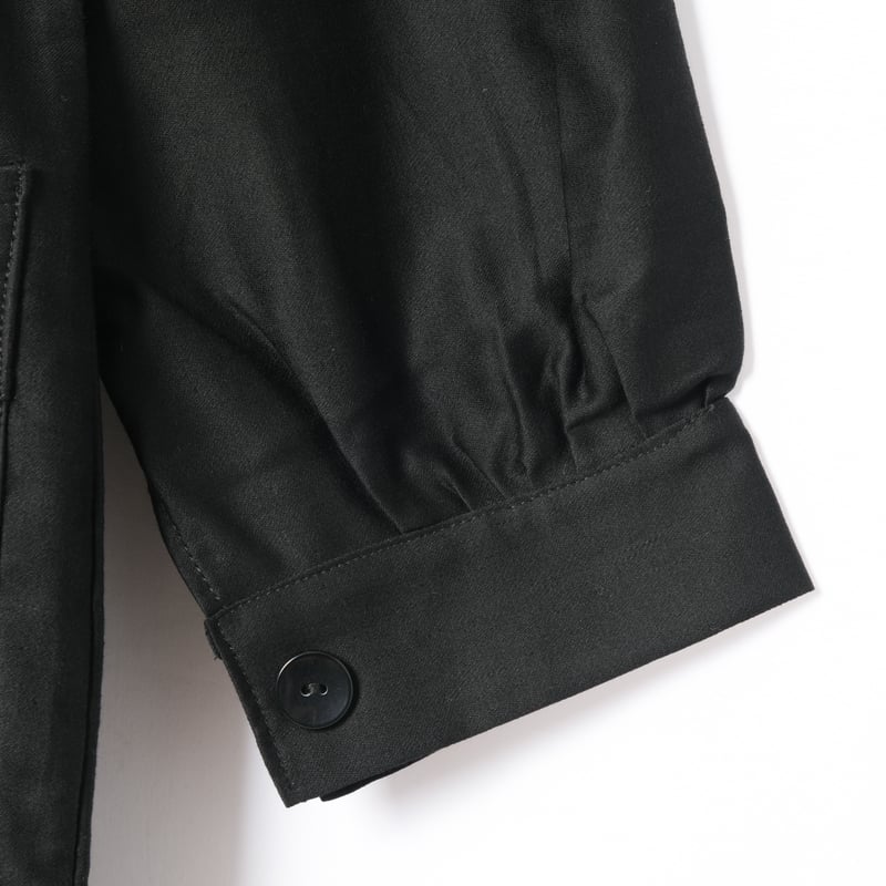 40-50s France Vintage Light Black Moleskin Wor