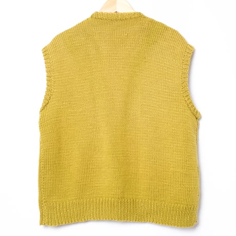50-60s France Vintage Hand Knit Gilet