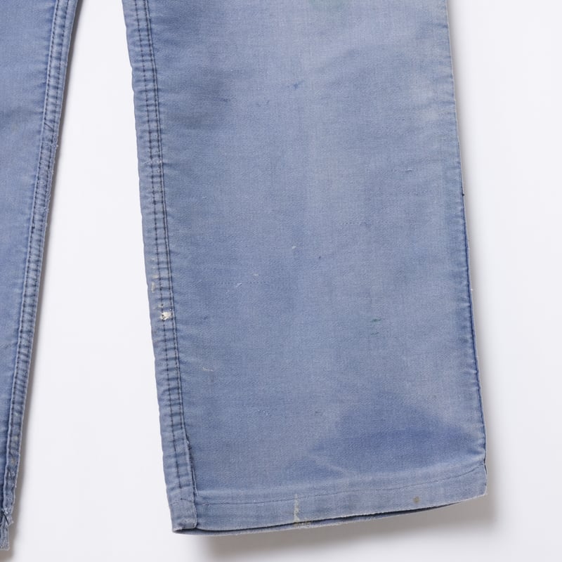 60s adolphe lafont ブルーモールスキン フランス製 60's - 70's Adolphe Lafont ブルーモールスキンフレンチワーク