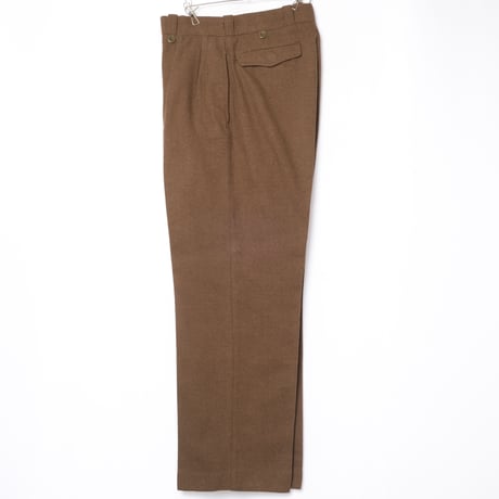 50s French Army Wool Trousers Size 22 -1