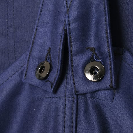 40-50s Le Mont St Michel  Blue Moleskin Work Overalls Dead Stock