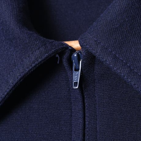 70s Vintage adidas Knit Jacket Navy (Made in France)