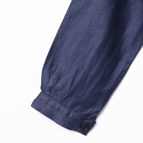 40s France Vintage Le Robste Blue Light Moleskin Jacket Dead Stock
