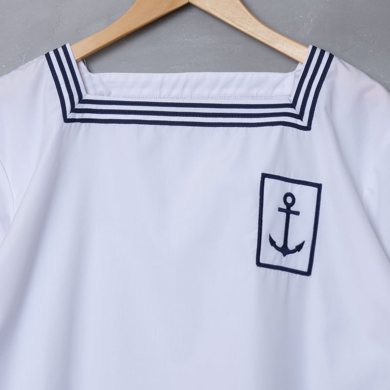 70-80s French Army Marine Nationale Short Sleev
