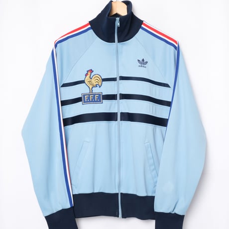 70-80s Vintage adidas Ventex Track Jacket Model  First Football France Team (Made in France)