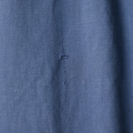 40-50s French Vintage Blue Cotton Granpa Shirts