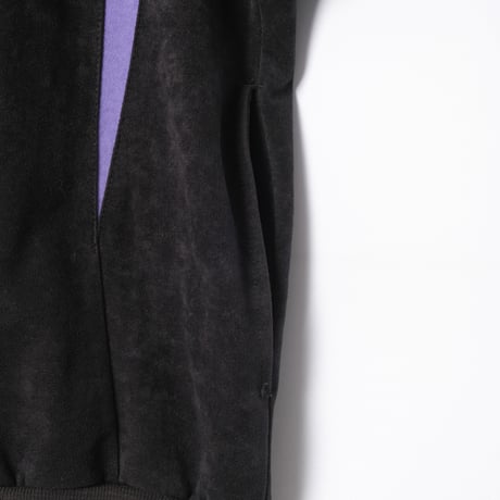90s Vintage adidas Track Jacket Vintage adidas Black × Purple × Light Green (Made in France)