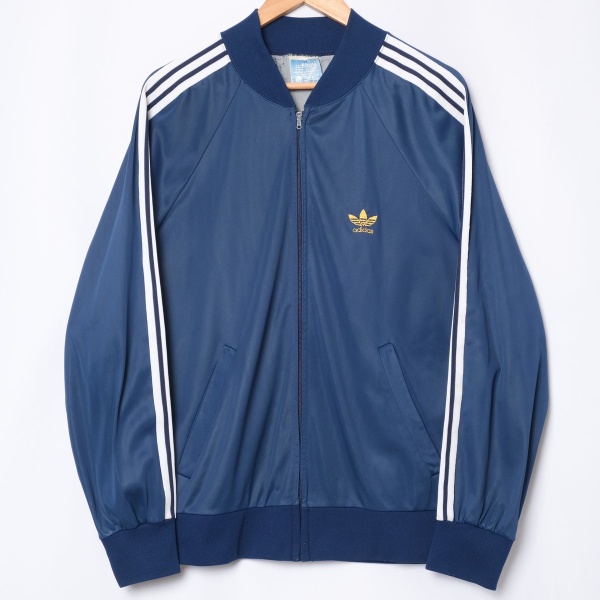 70s Vintage adidas Ventex ATP Track Jacket Navy