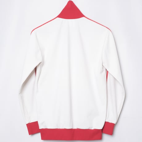 70s Vintage adidas Ventex Track Jacket White × Red (Made in France)