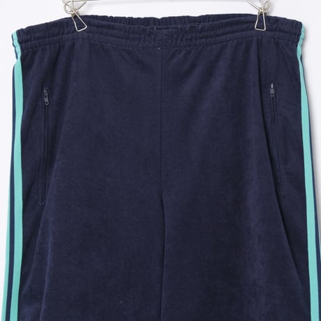 80s Vintage adidas Ventex Track Trousers Navy × Light Green