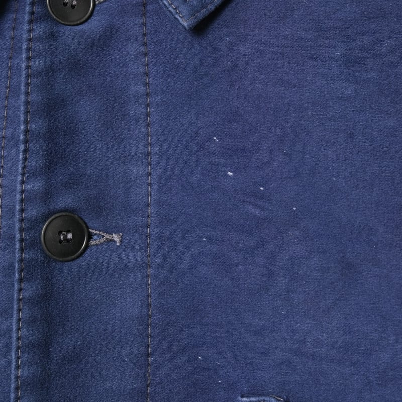 50-60s France Vintage Dumont d'Urville Blue M 50-60s France Vintage Dumont d'Urville Blue M