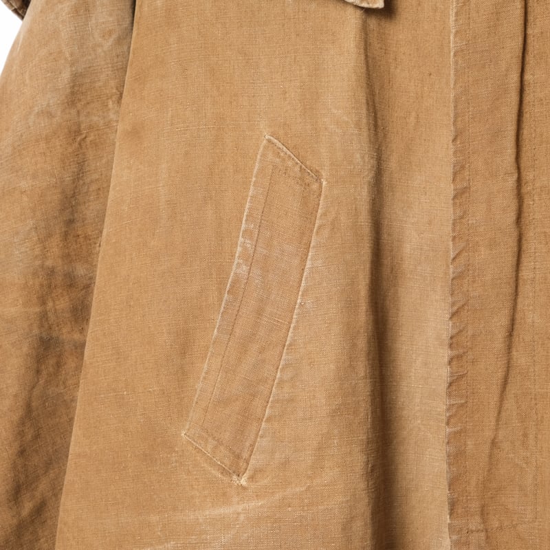 40-50s France Vintage METTEZ Linen Hunting Coat