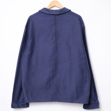 50s France Vintage Adolphe Lafont  Blue Moleskin Jacket