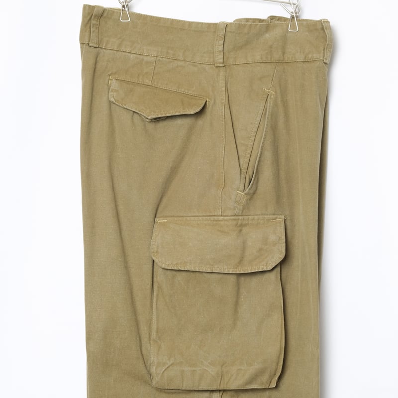 French Army M47 Trousers Early Size 39 Metal Bu