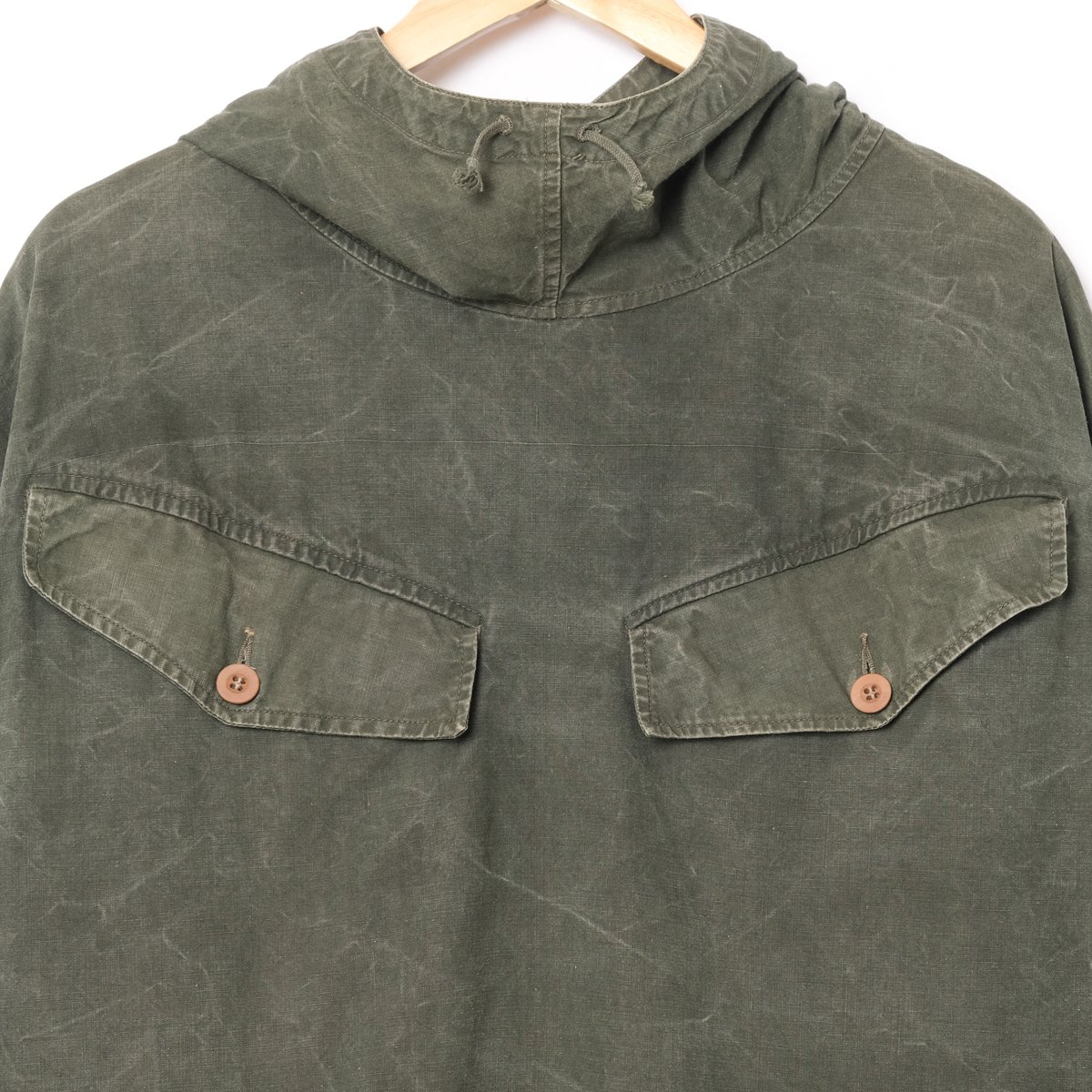 50-60s French Army Alpine Smock Cotton Linen Si