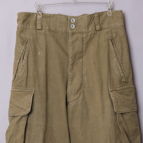 French Army M47 Trousers Early Metal Button Size 31 Used