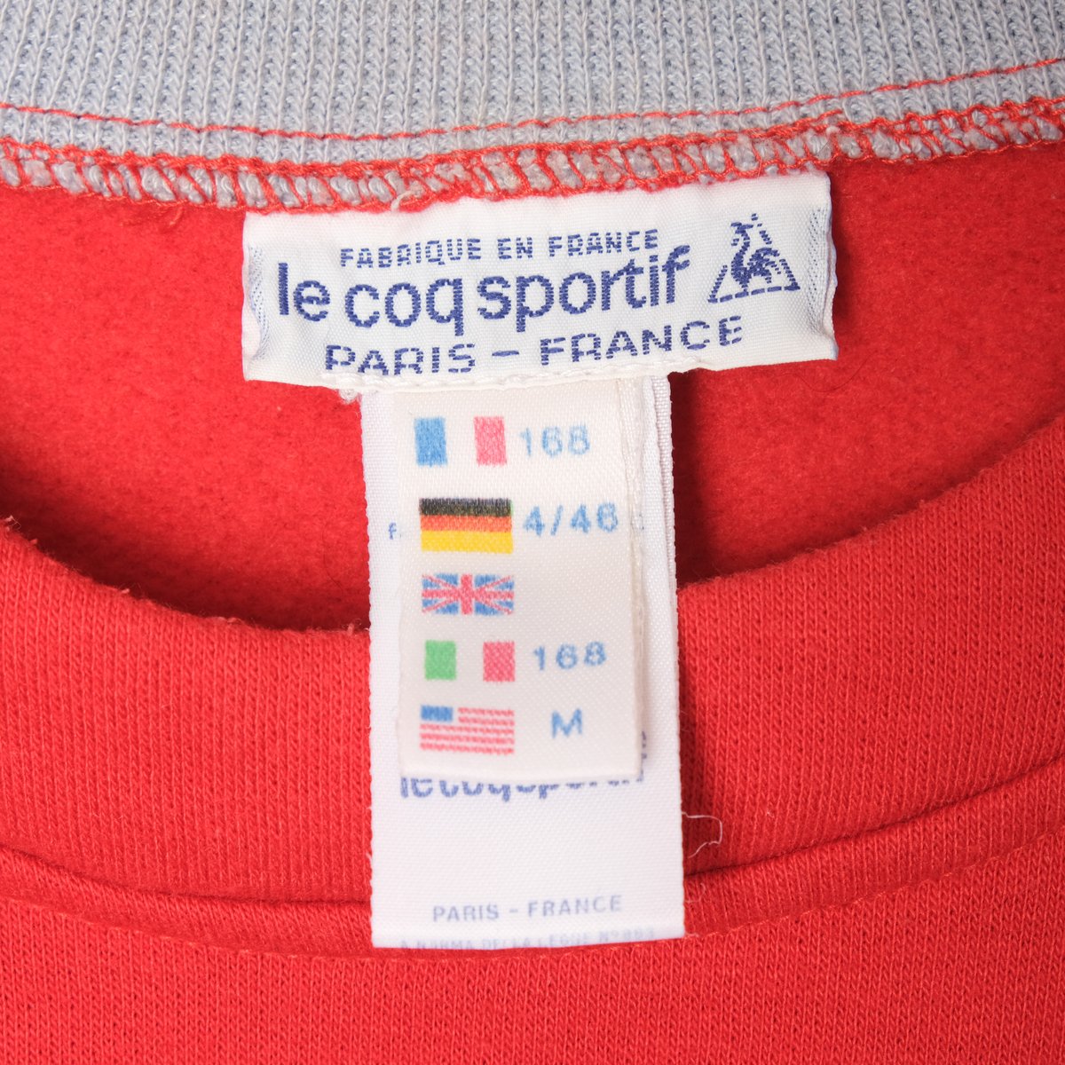 70s le coq sportif フランス製 スナップT スウェットラグラン fit=scale-down,w=1200