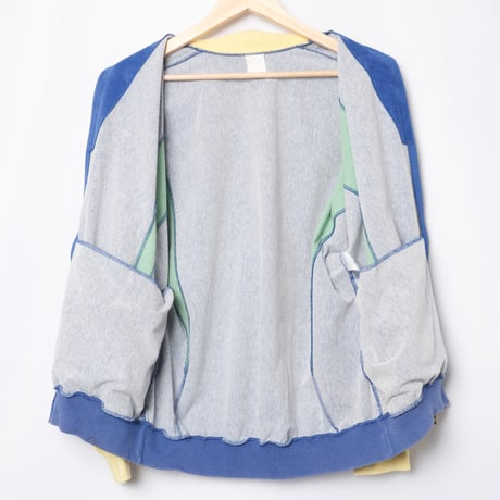 90s Vintage adidas Track Jacket Vintage adidas Blue × Green × Yellow (Made in France)