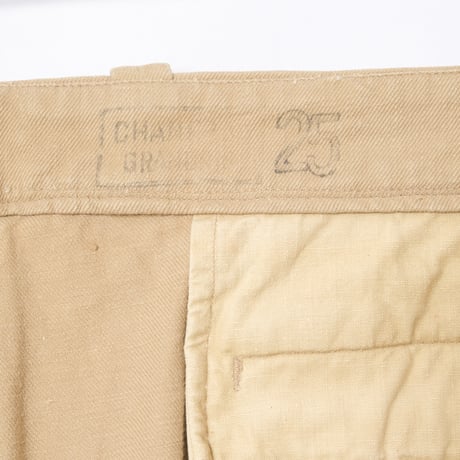 French Army M52 Chino Trousers Late Size 25