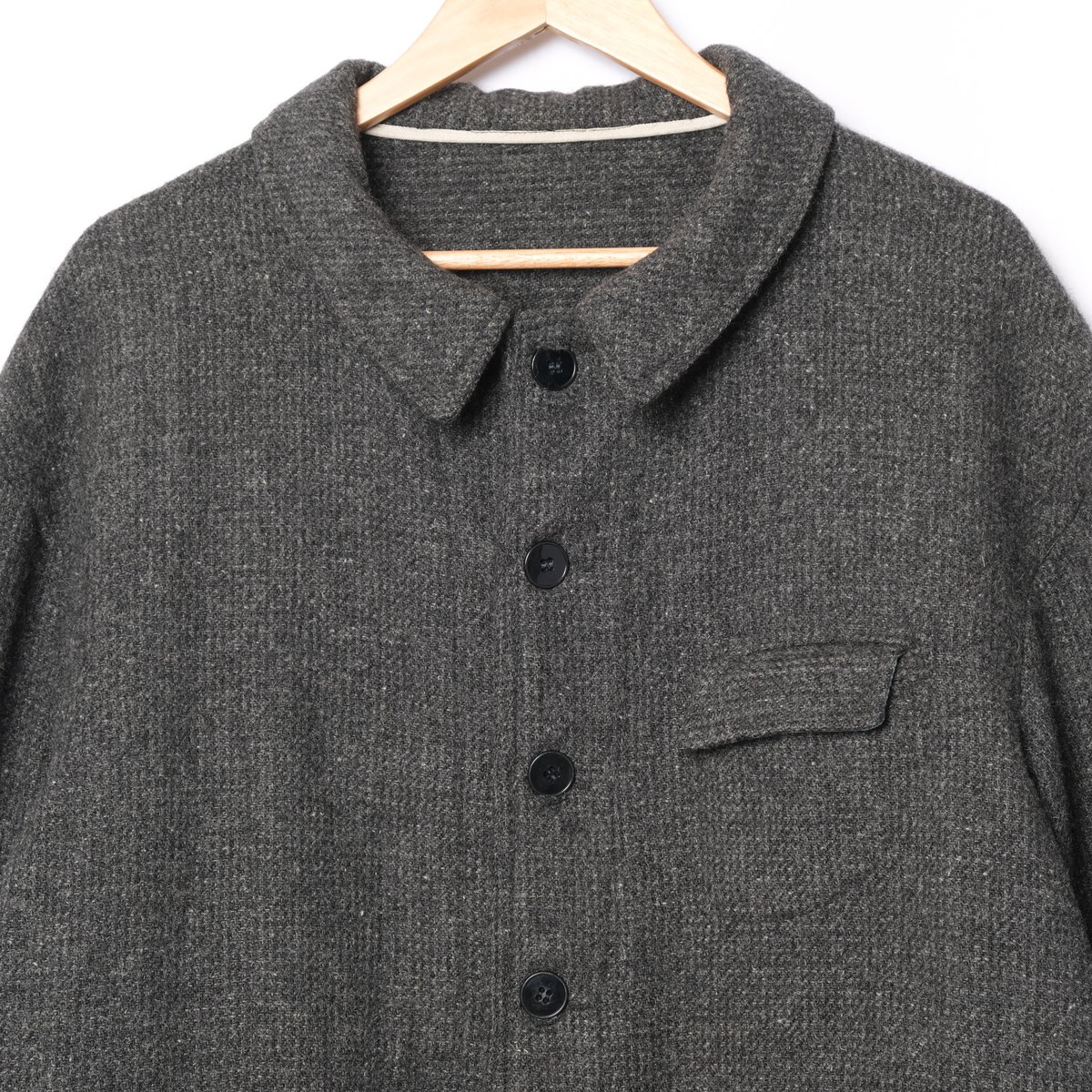 50-60s France Vintage Wool Farmers Work Jacket 50-60s France Vintage Wool Farmers Work Jacket