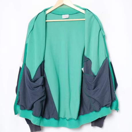 80s Vintage adidas Ventex Track Jacket Green (Made in France)