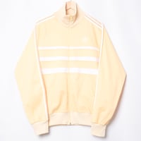 70-80s Vintage adidas Track Jacket Model First Custard × White (Made in France)