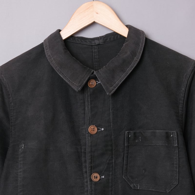 30-40s Le Mont St Michel?Black Moleskin Jacket 30-40s Le Mont St Michel?Black Moleskin Jacket