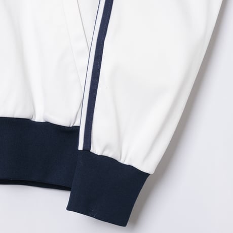 70-80s Vintage adidas Ventex Track Jacket Model  First White × Navy (Made in France)