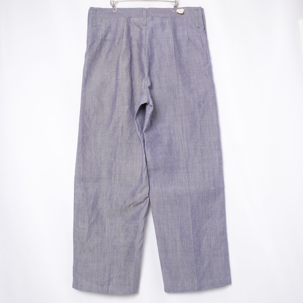 50's フランス軍 ラミーリネンセーラーパンツ ジッパー式 デッド