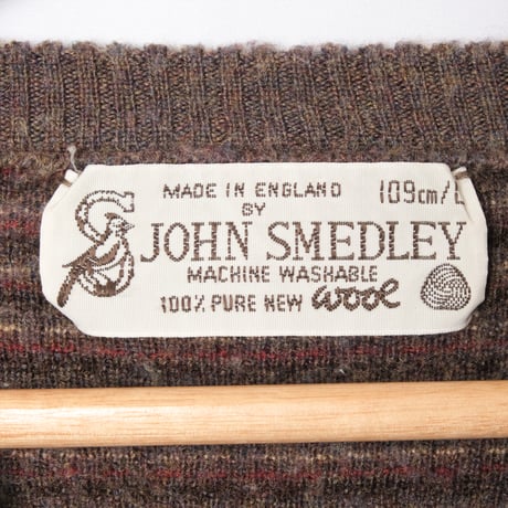 70s JOHN SMEDLEY Wool Knit Vest（Made in England)