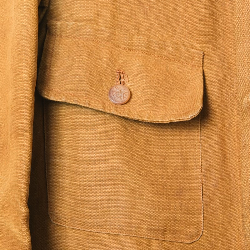 30-40s France Vintage SOMLYS Linen Hunting Jack