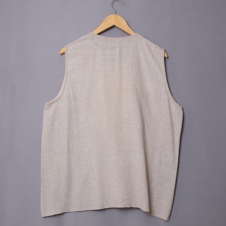 40-50s French Farmers Linen Gillet