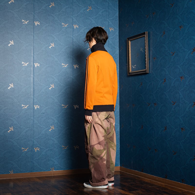 70s Vintage adidas Track Jacket Orange × Black
